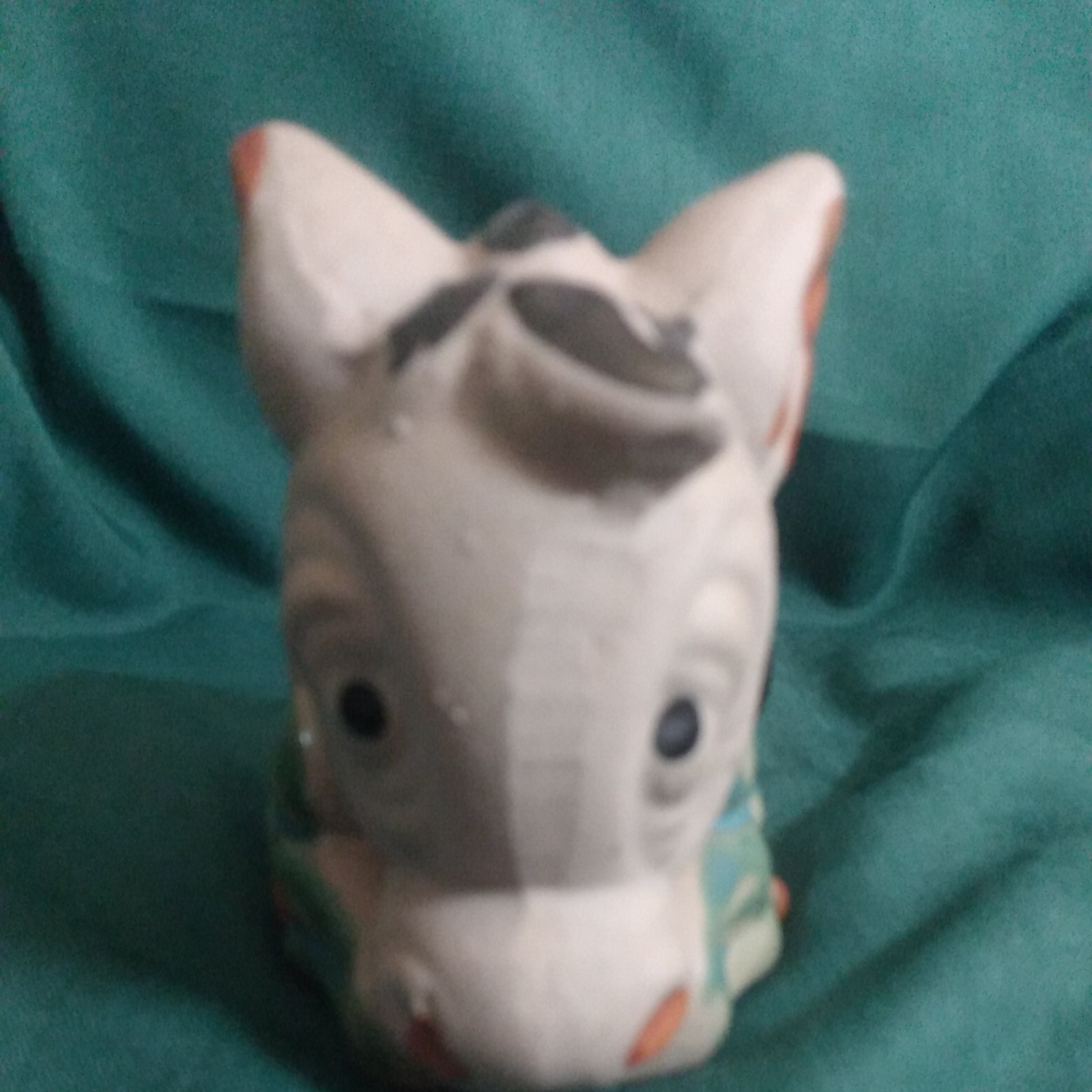 Kitchey Stoneware Donkey Planter Comic and Cute!