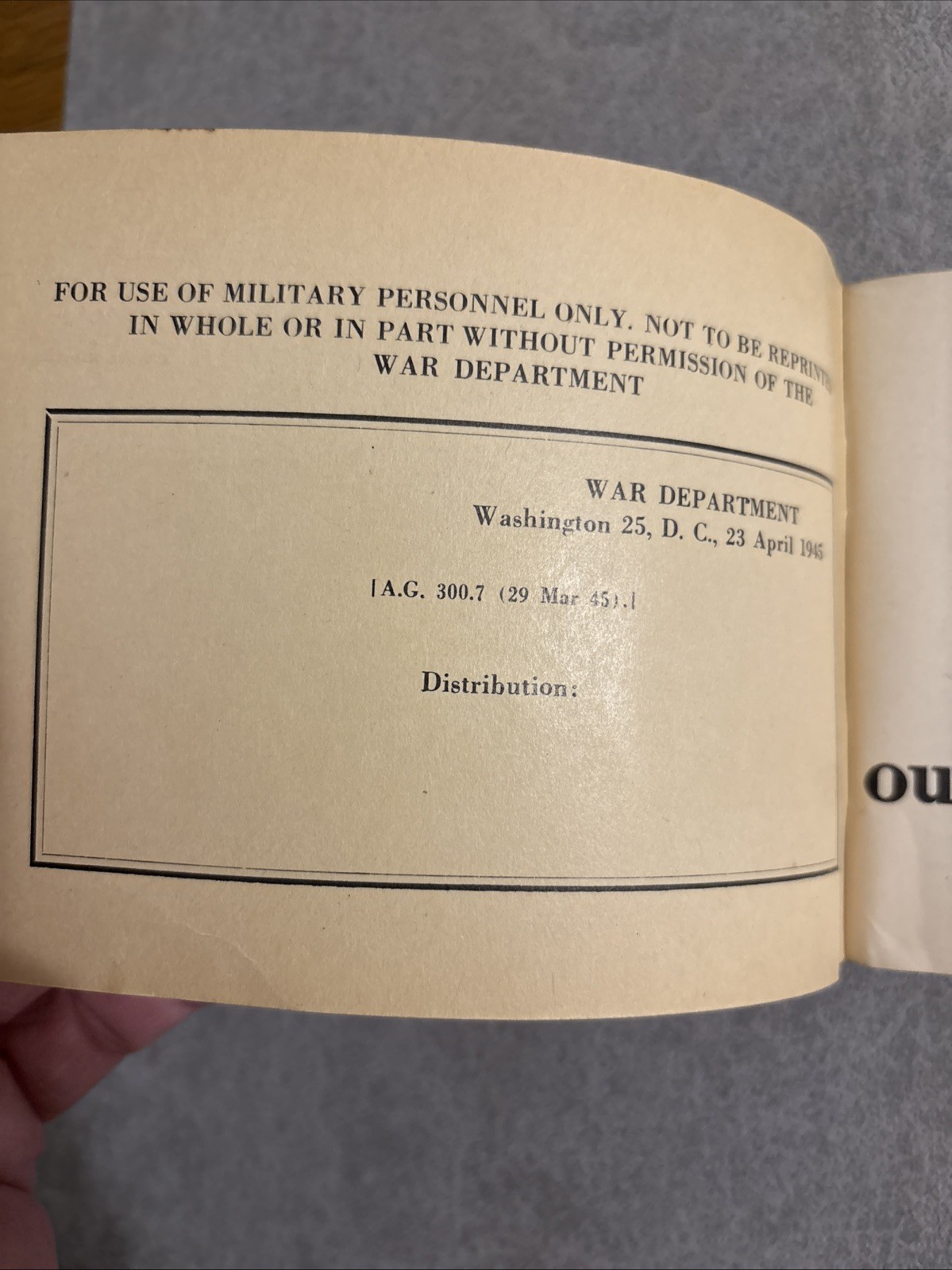 Our Red Army Ally 4”x6” Small Book
