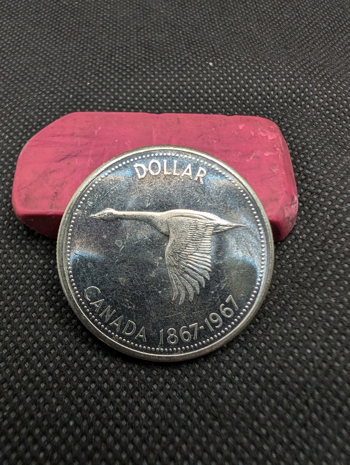 1967 Canada Silver Dollar %80