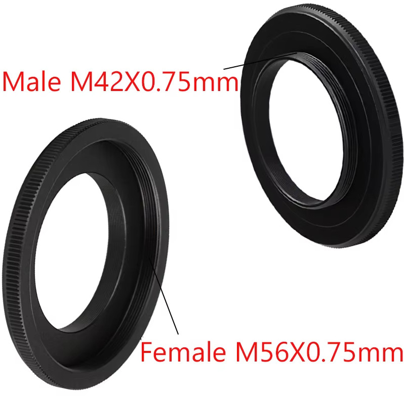 1PC Adapter Ring M42*0.75/M56*0.75/ M48*0.75 Thread for Astronomical Telescope