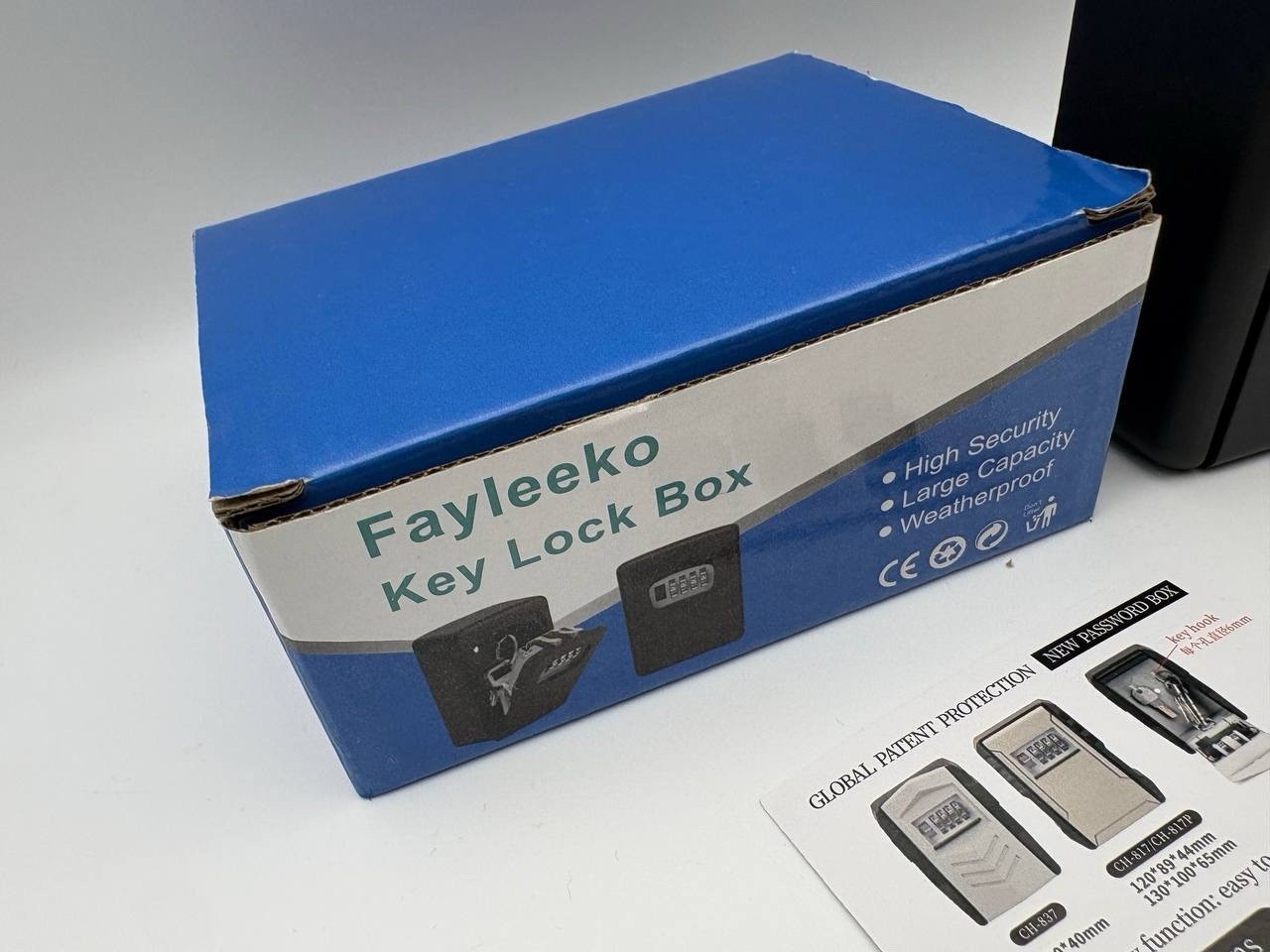 Key Lock Box - Outdoor Weatherproof Key Box
