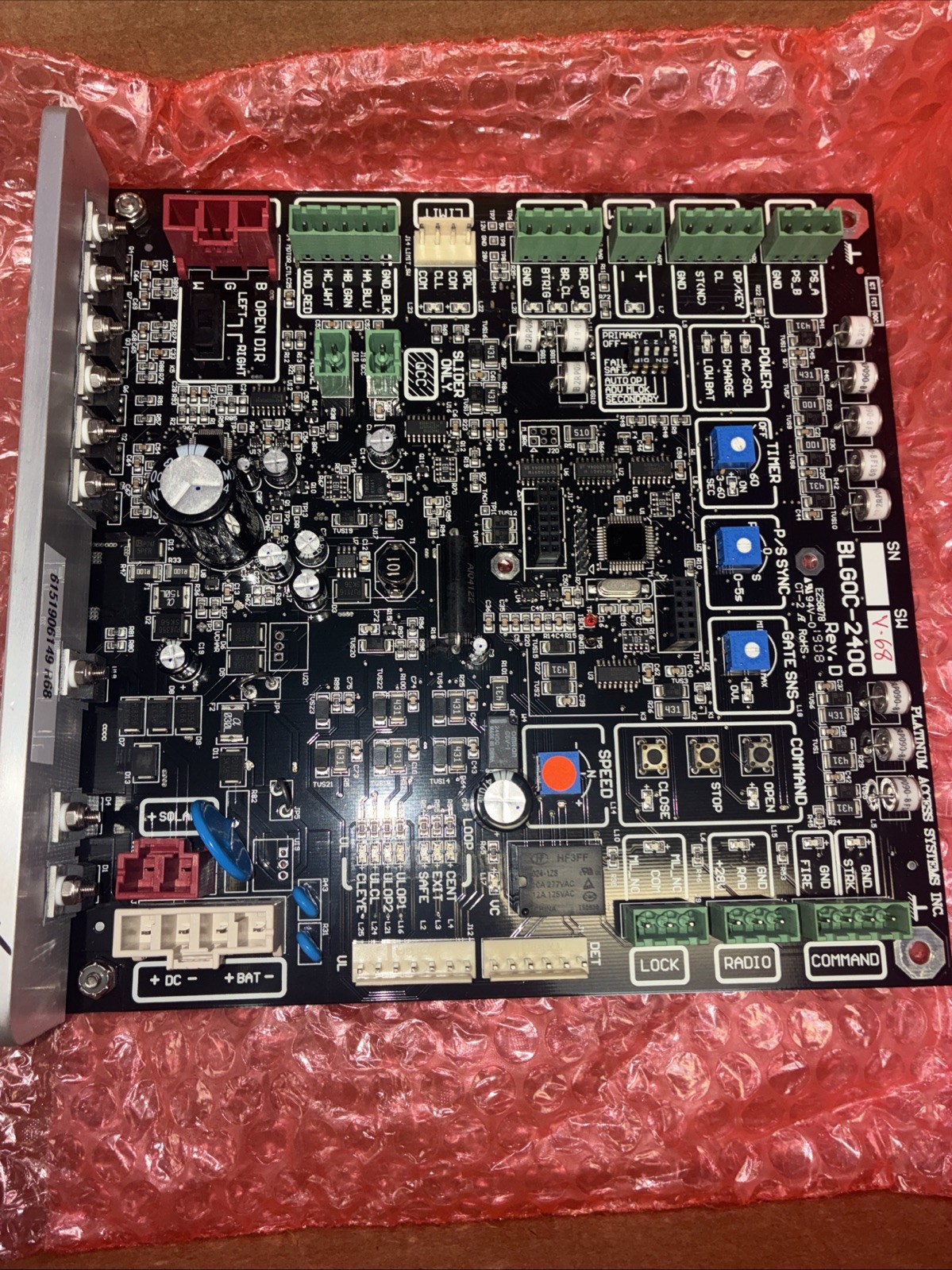 Platinum BLGOC-2400 Circuit Board