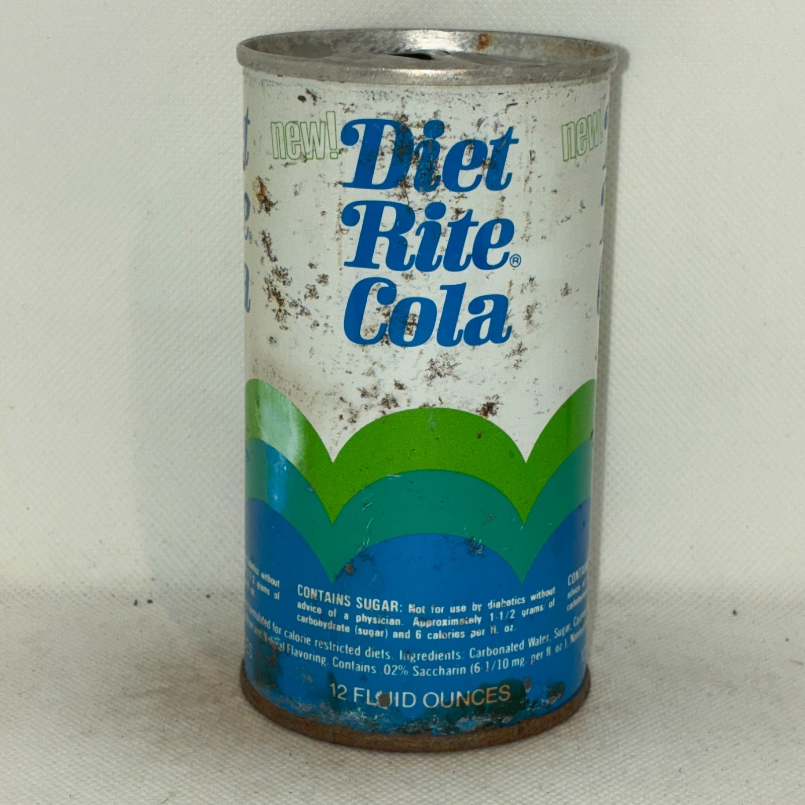Diet Rite Cola "New!" soda can