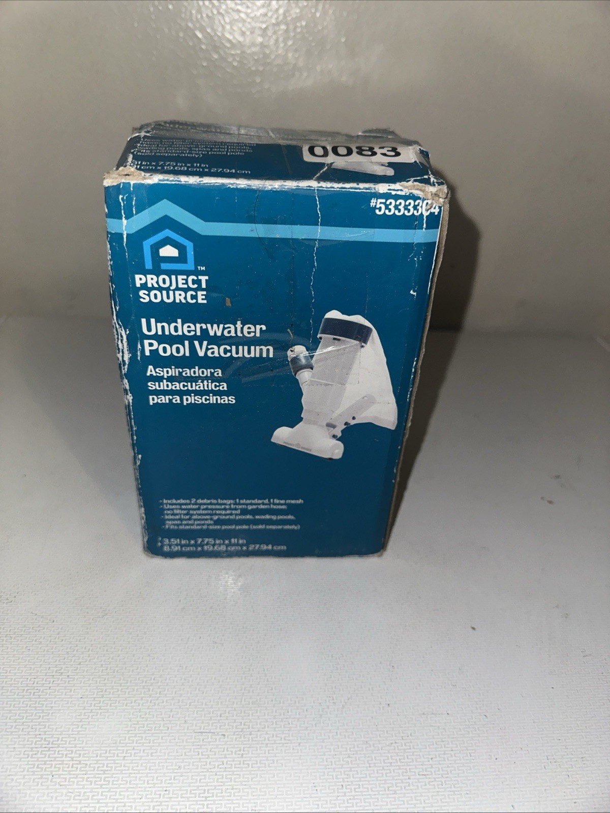 Underwater Pool Vacuum Brand New In Sealed Box Made By Project Source.