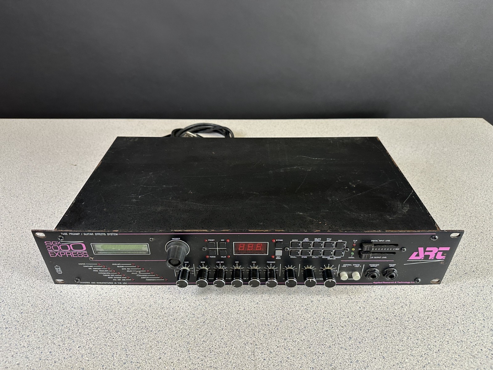 ART SGX 2000 Express – Tube Channel Digital Effects Processor