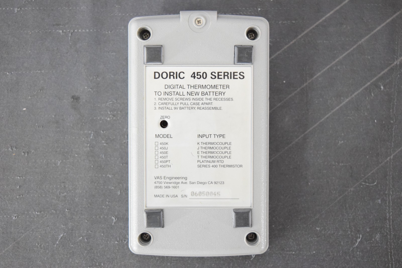 VAS Engineering Doric 450 Series Digital Thermometer Temperature Indicator