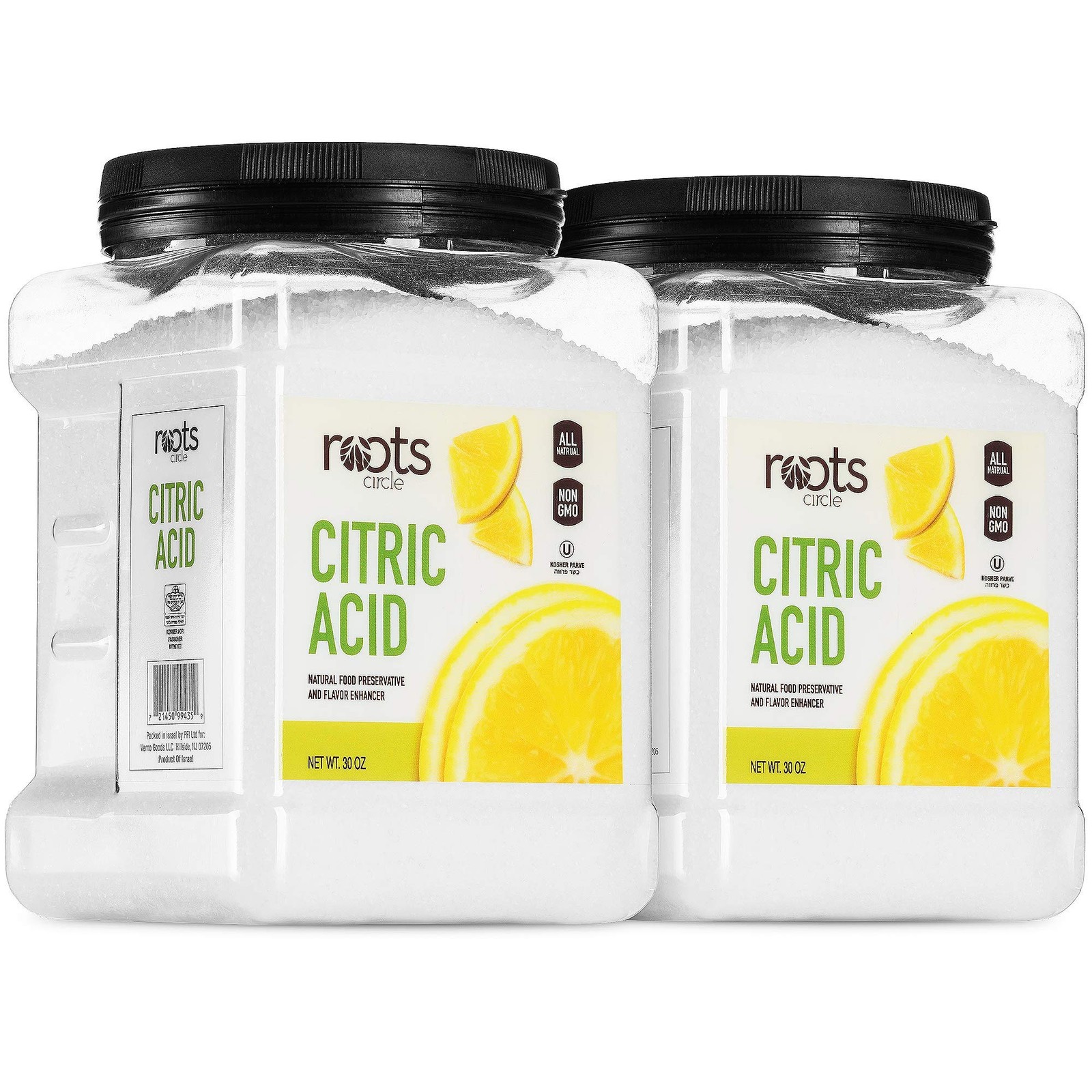 All-Natural Citric Acid | 2 Pack - 3.75 Pounds | for Passover | Food-Flavor E...