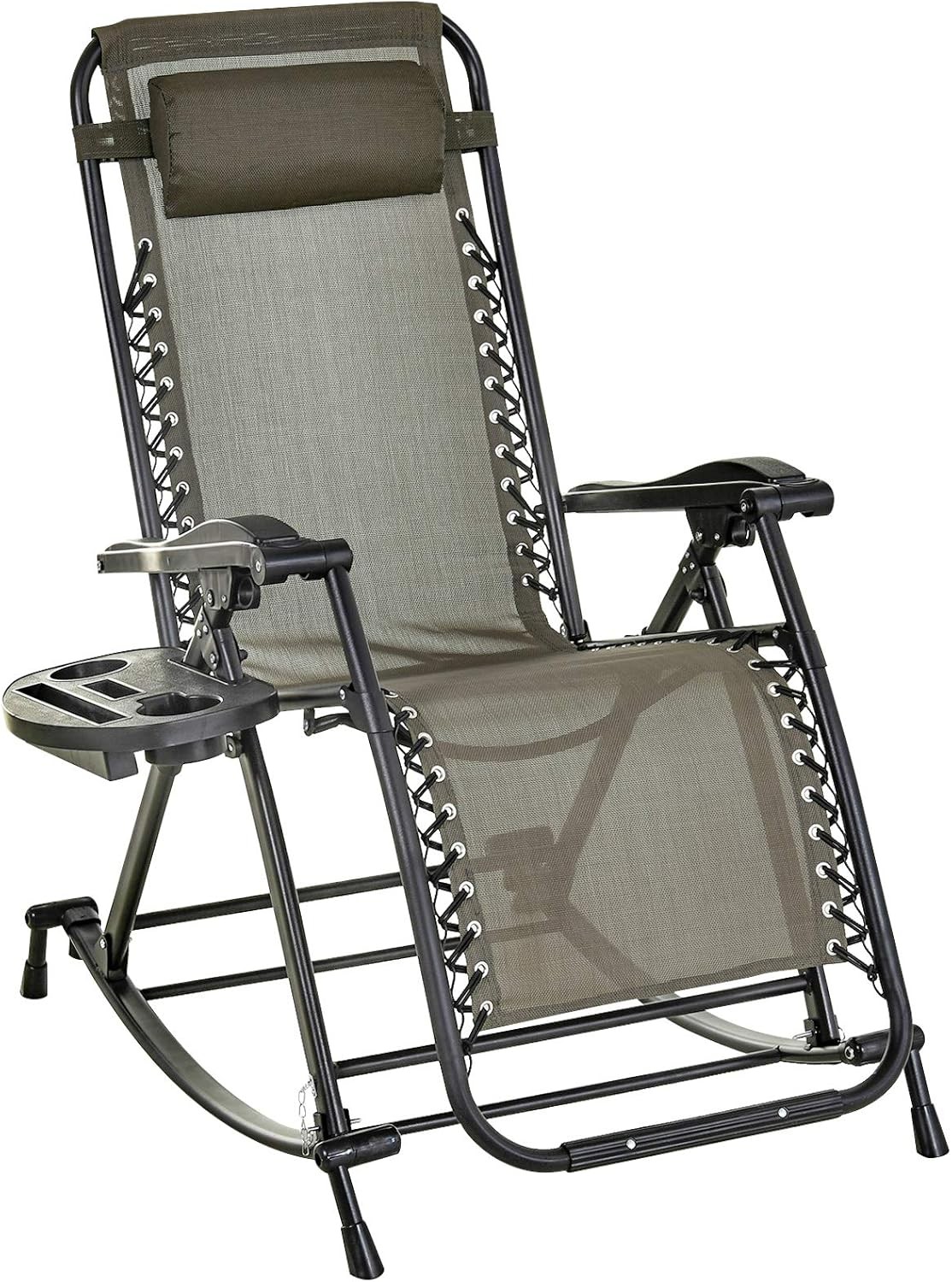 Outdoor Roing Chairs, Foldable Reclining Zero Gravity Loun