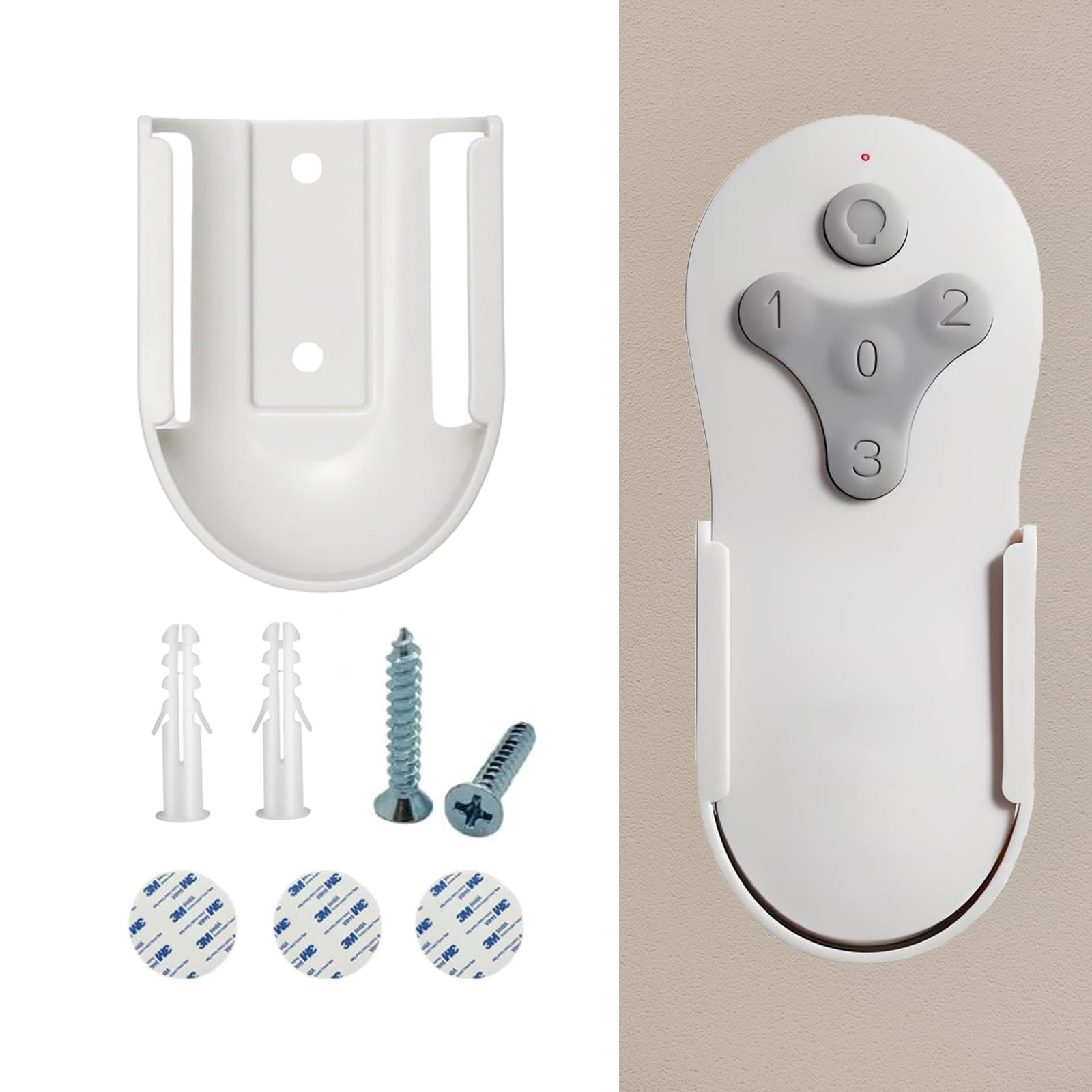 Wall Mount Holder for Harbor Breeze Ceiling Fan Remote Control A25-FA0138