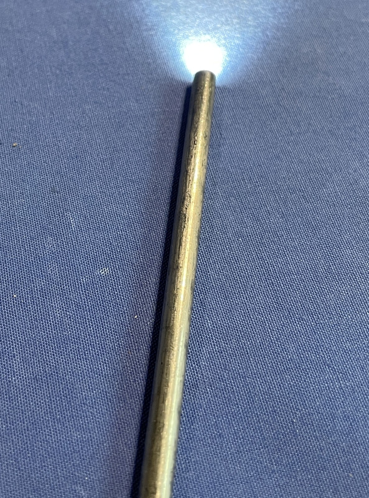 Pilling Weck Fiber Optic Light Cable w/ Angled Metal Guide REF 52-7805 - Tested