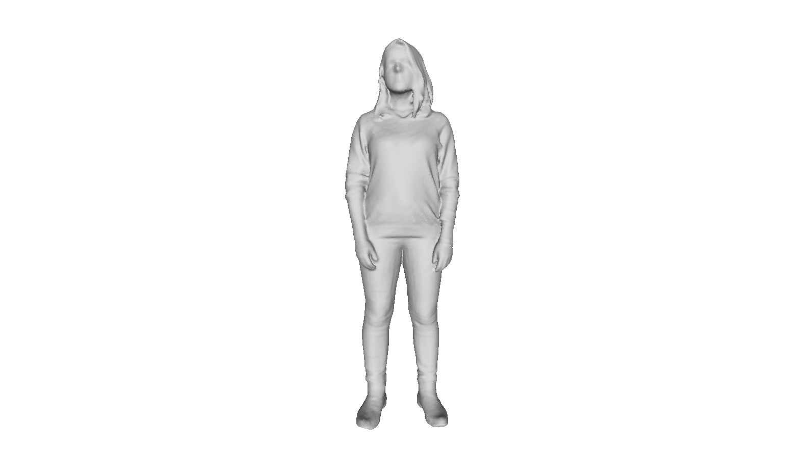 Printle Y Femme 200--Young Woman Sweater Leggings Figure for Dioramas Train Sets
