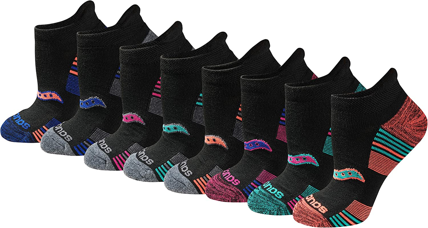 Saucony Women'S Rundry Performance Heel Tab Athletic Socks, Available in S-L (8,