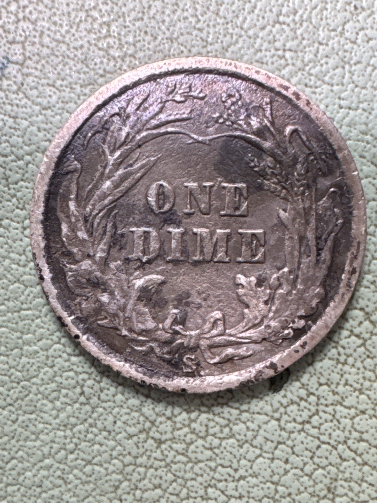 1905 S Barber Dime 10c Nice Original Toned
