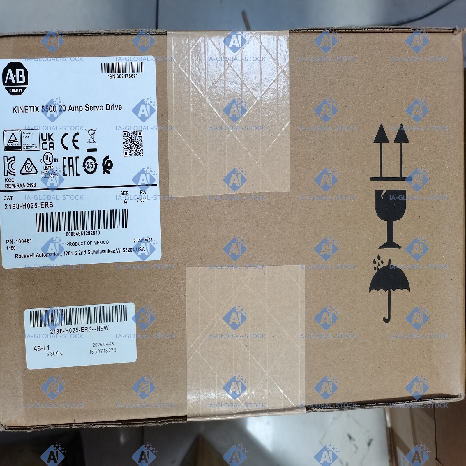 Free Shipping One Brand NEW Allen-Bradley For 2198-H025-ERS Warranty Included