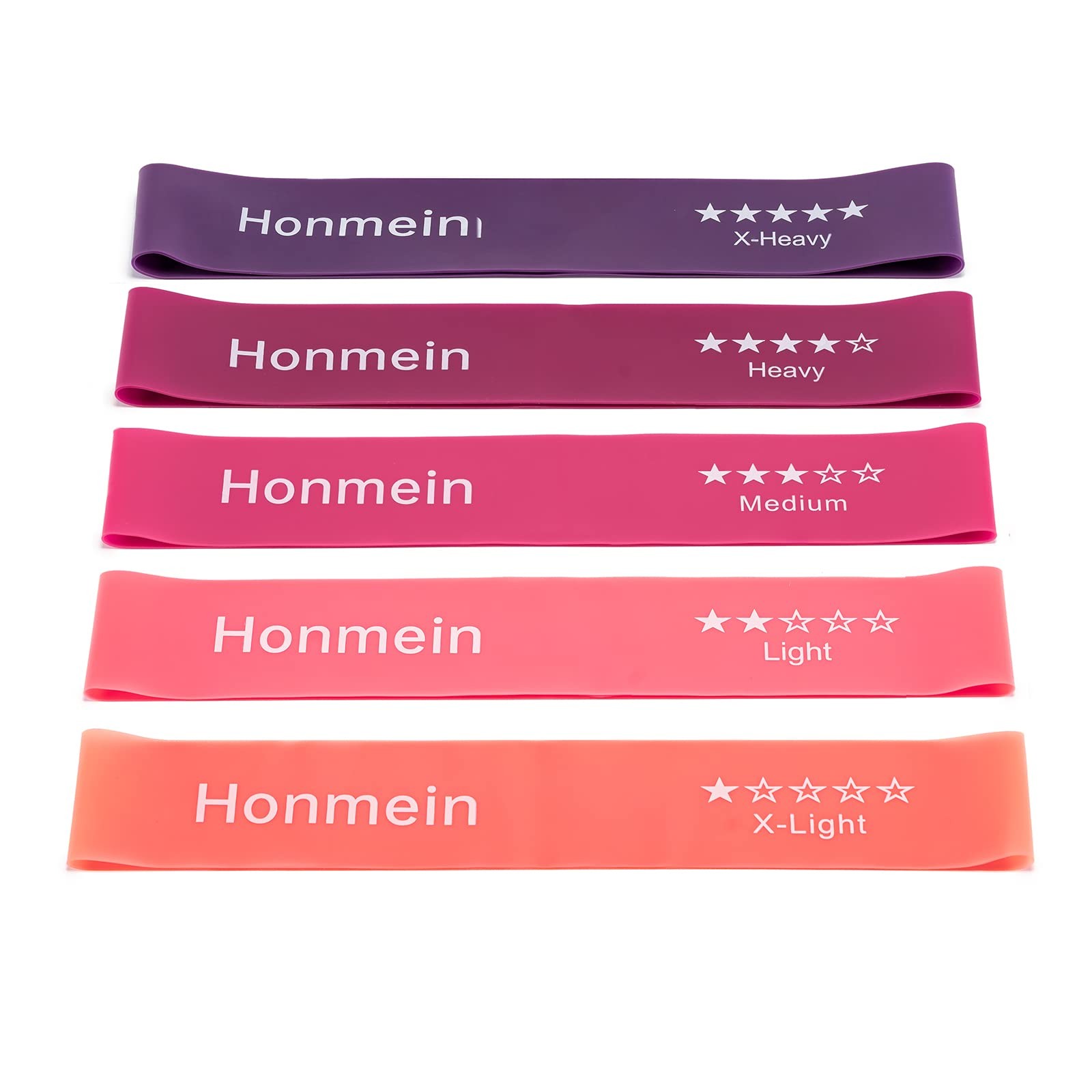 Resistance Bands for Working Out, Exercise Bands with 5 Resistance Levels Fit...
