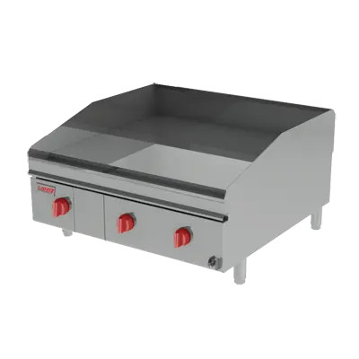 Lang 272ZTD LG Series Gas Countertop 72" Electric Snap-Action Griddle