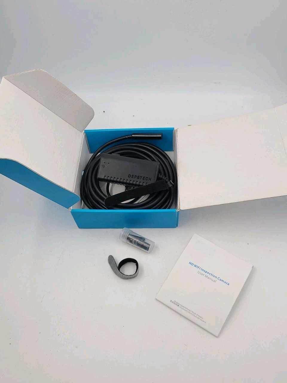 DEPSTECH WF010X/020X Wireless Endoscope WiFi Inspection Camera  Black
