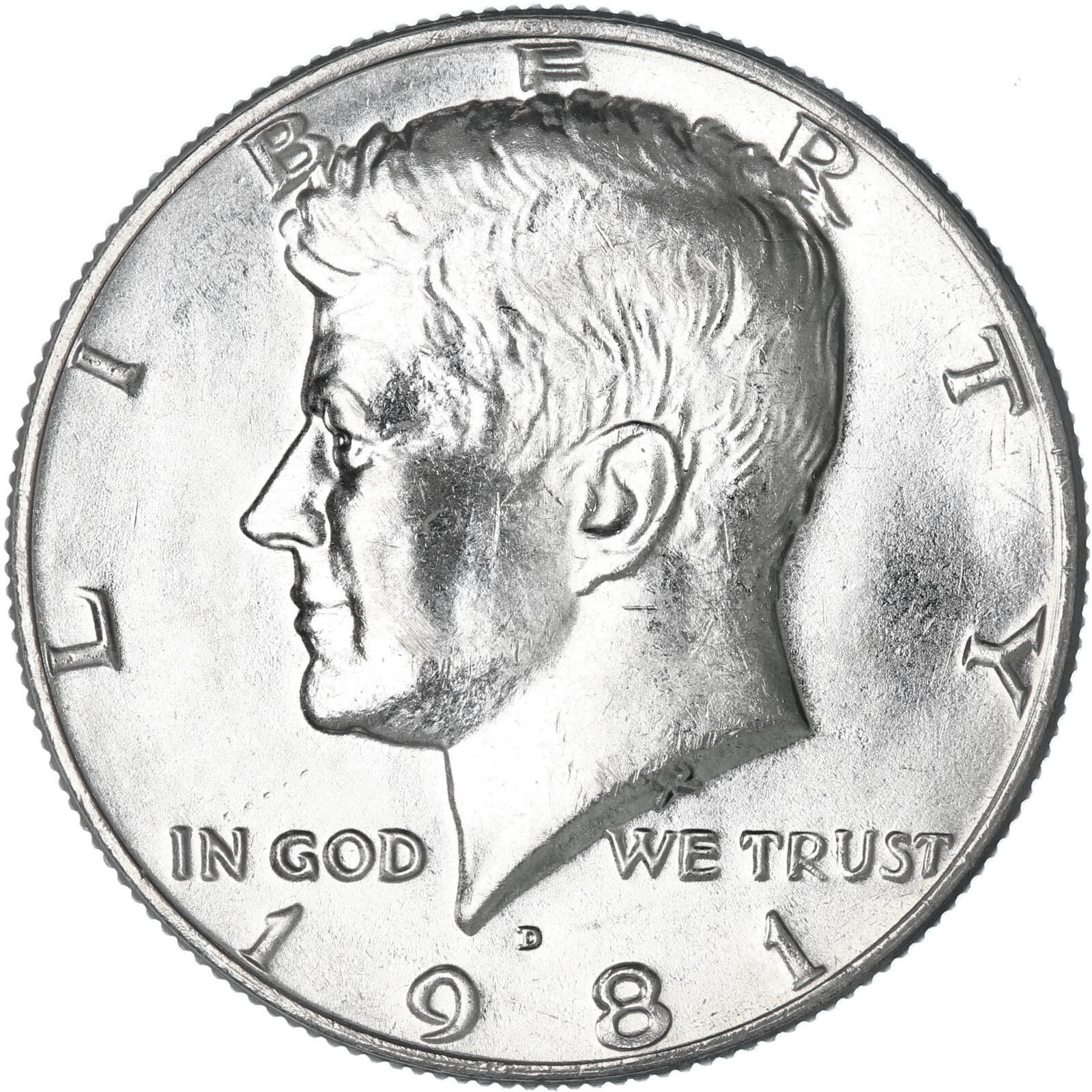 1981 D Kennedy Half Dollar CN-Clad BU