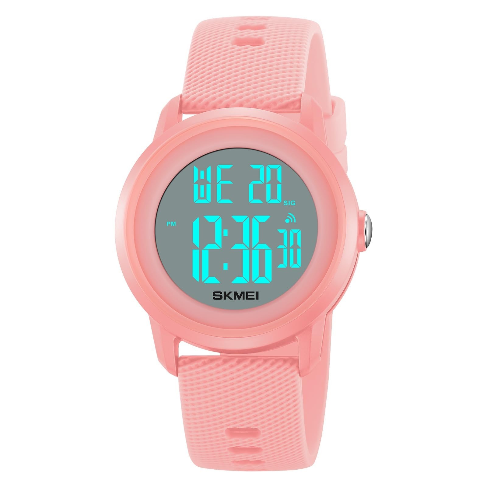 CakCity Digital Sports Watch for Women Men Waterproof Stopwatch Rubber Strap ...