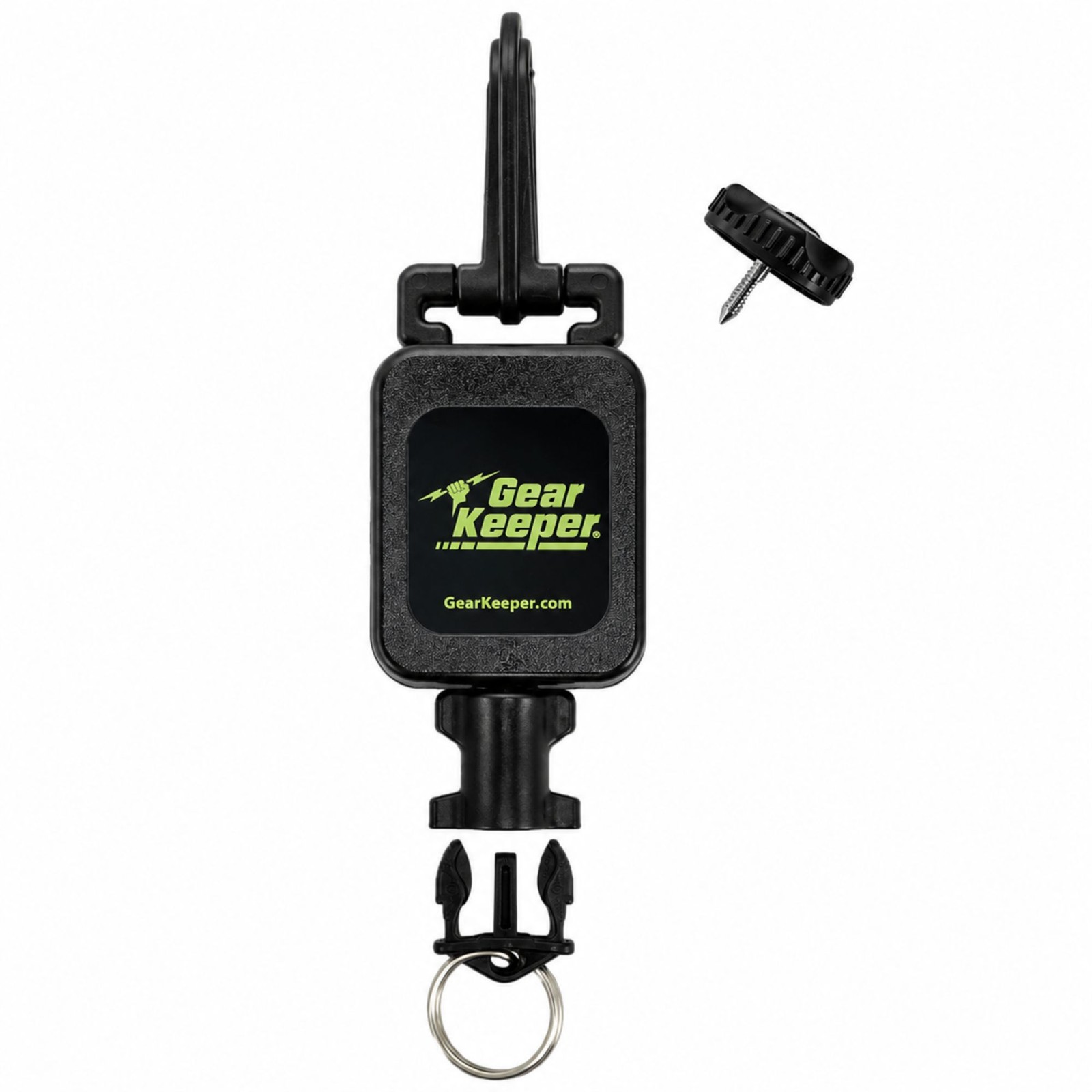 Gear Keeper RT4-5972 Small Flashlight Retractor Combo Mount (Snap/Threaded