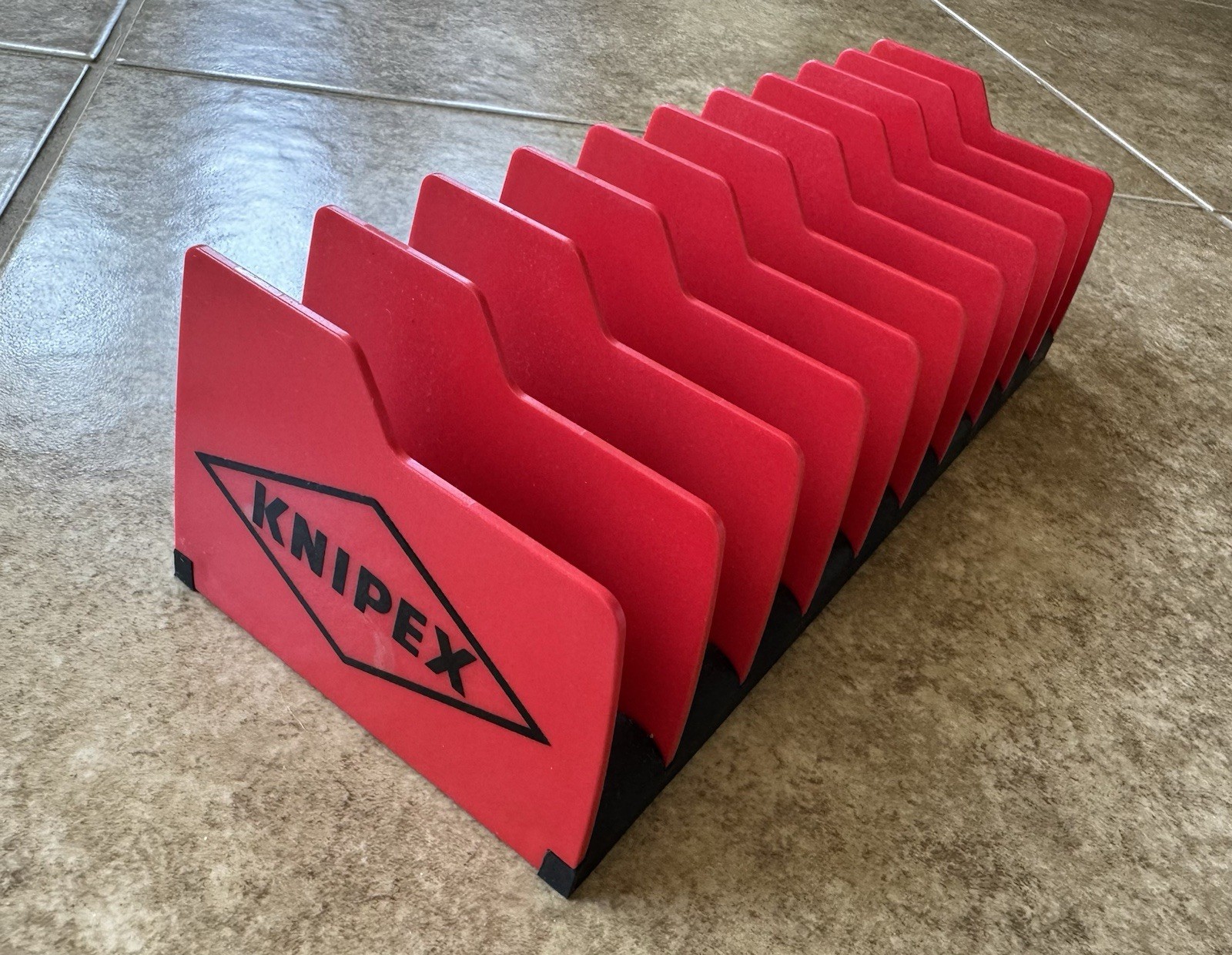 🔴 NEW KNIPEX 10 PLIER TOOL ORGANIZER RACK HOLDER ~ Made in U.S.A.