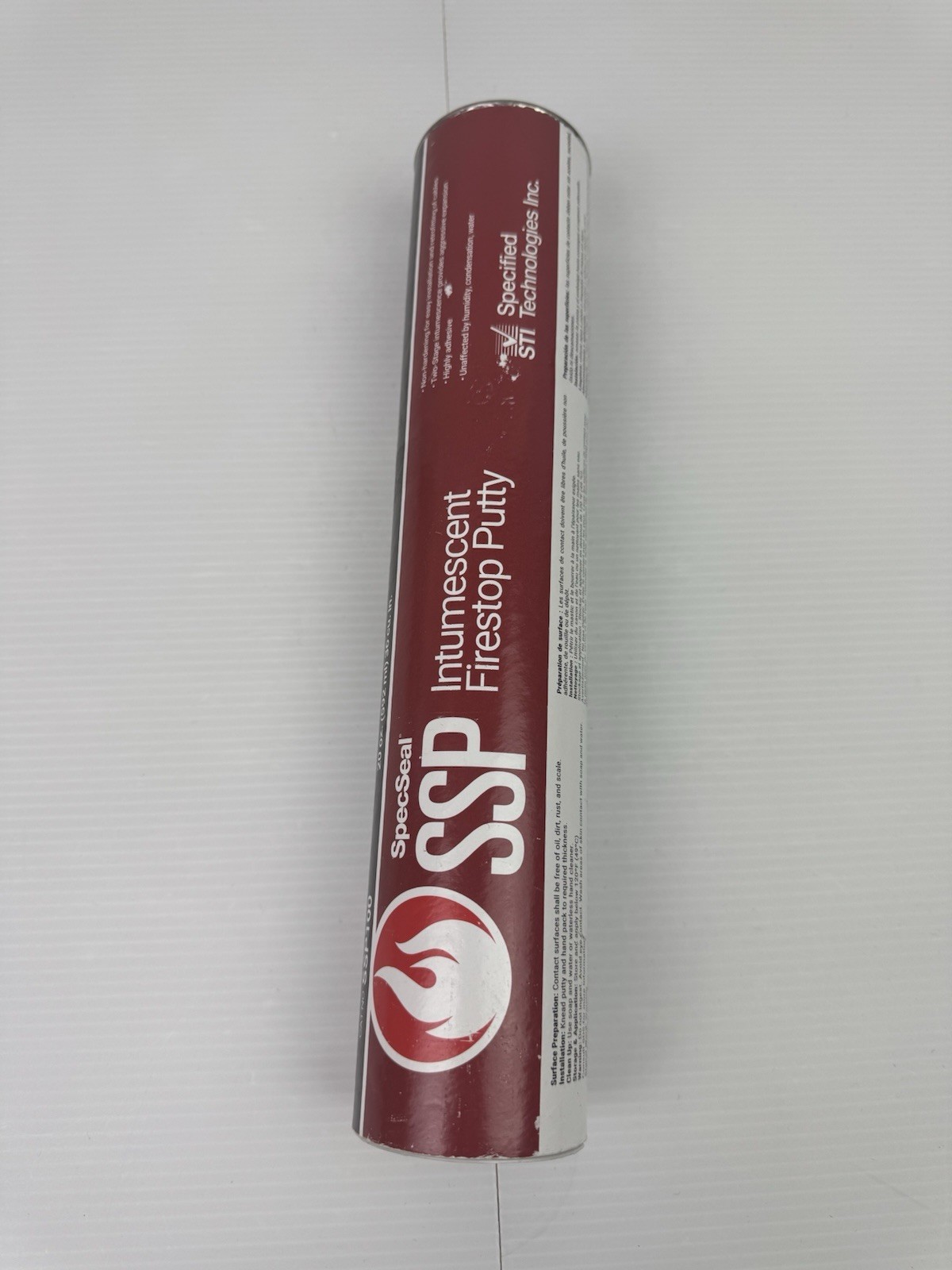 Sti Ssp100 Fire Barrier Putty, 36 Cu In., Red SpecSeal Putty