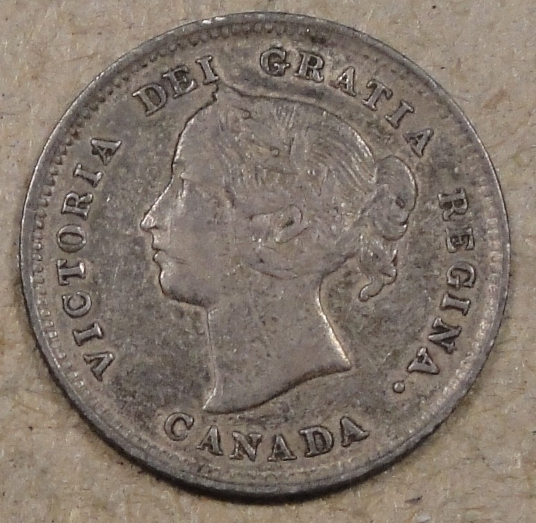 Canada 1888 Five Cents Midgrade Coin