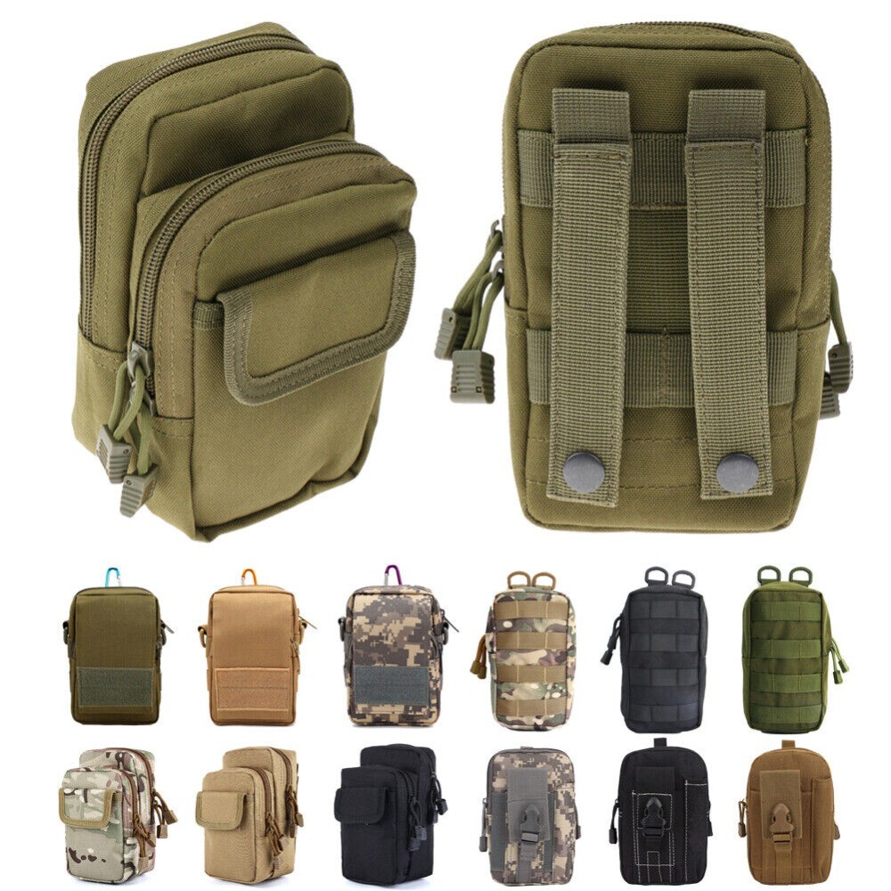Tactical Molle Pouch EDC Multi-purpose Belt Waist Pack Bags Utility Phone Pocket