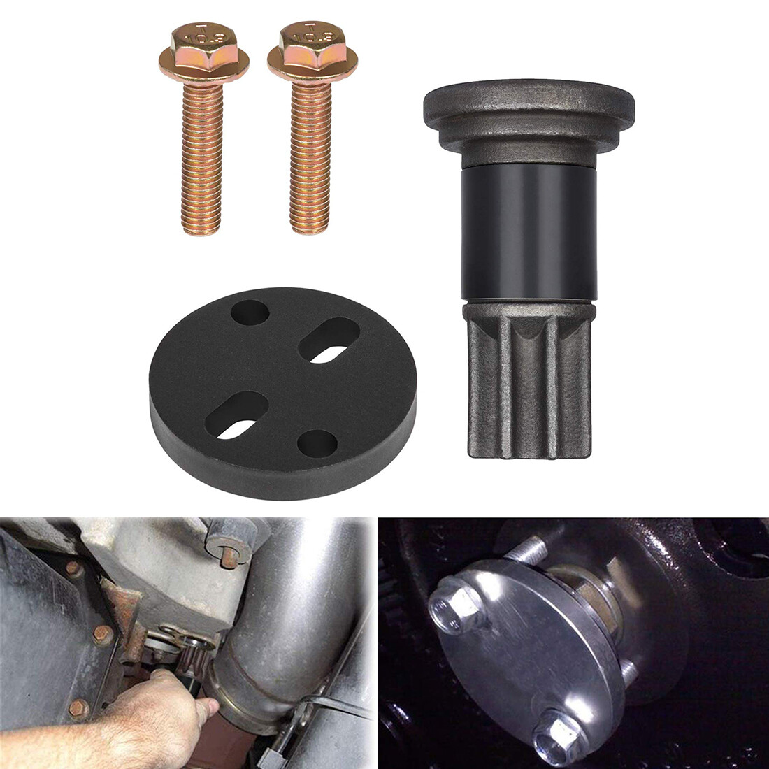 Injection Pump Gear Puller & Cummins Engine Barring Tool Set for Dodge Diesel