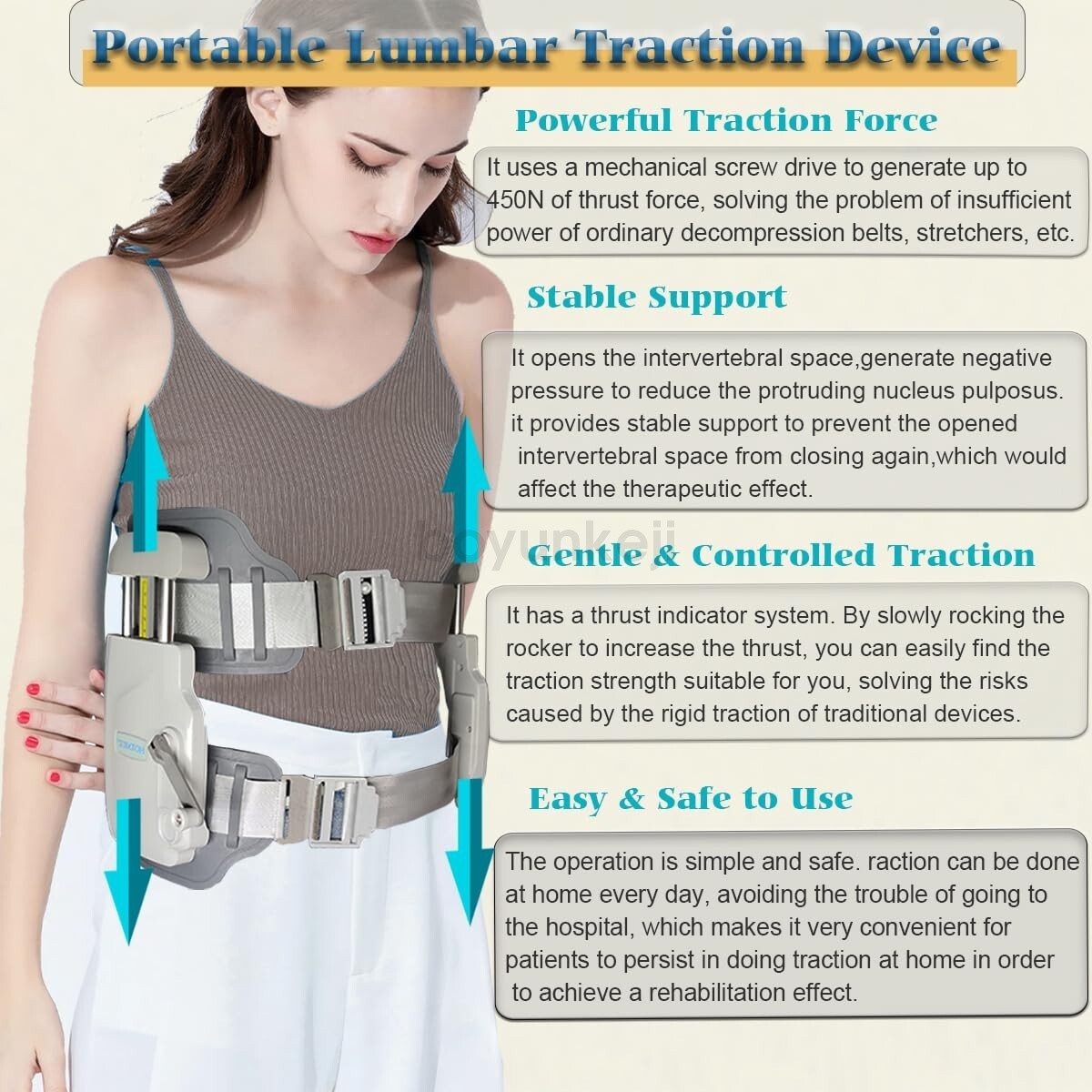 Lumbar Decompression Belt, Lumbar Traction Device, Spinal Decompression Devices