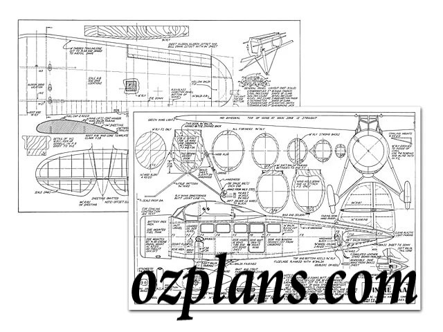 RC Airplane Laser Cut Short Kit | Winnie Mae | 80 in Wingspan