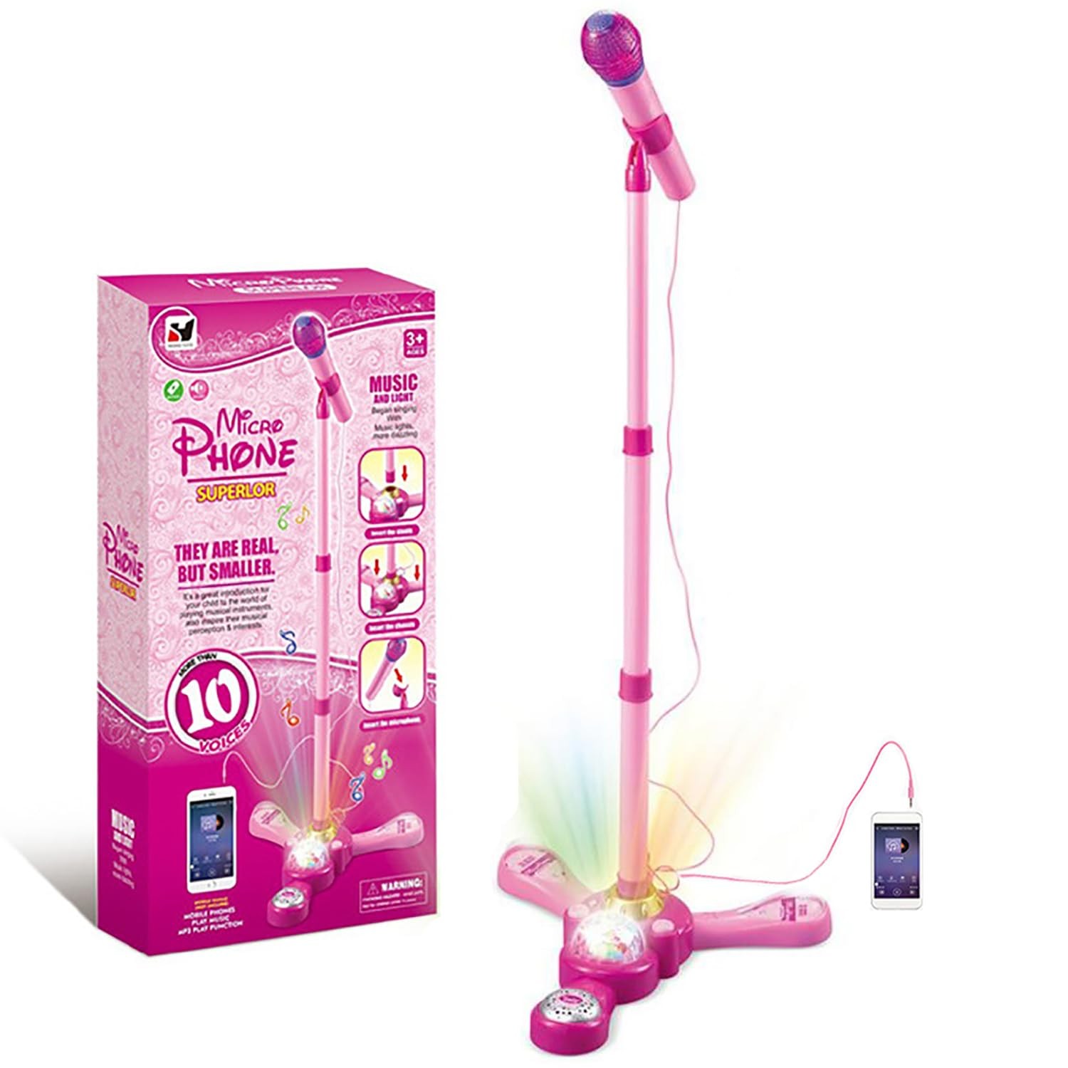 Model Karaoke Machine for Singers,Rechargeable Karaoke Machine Toys with Adju...