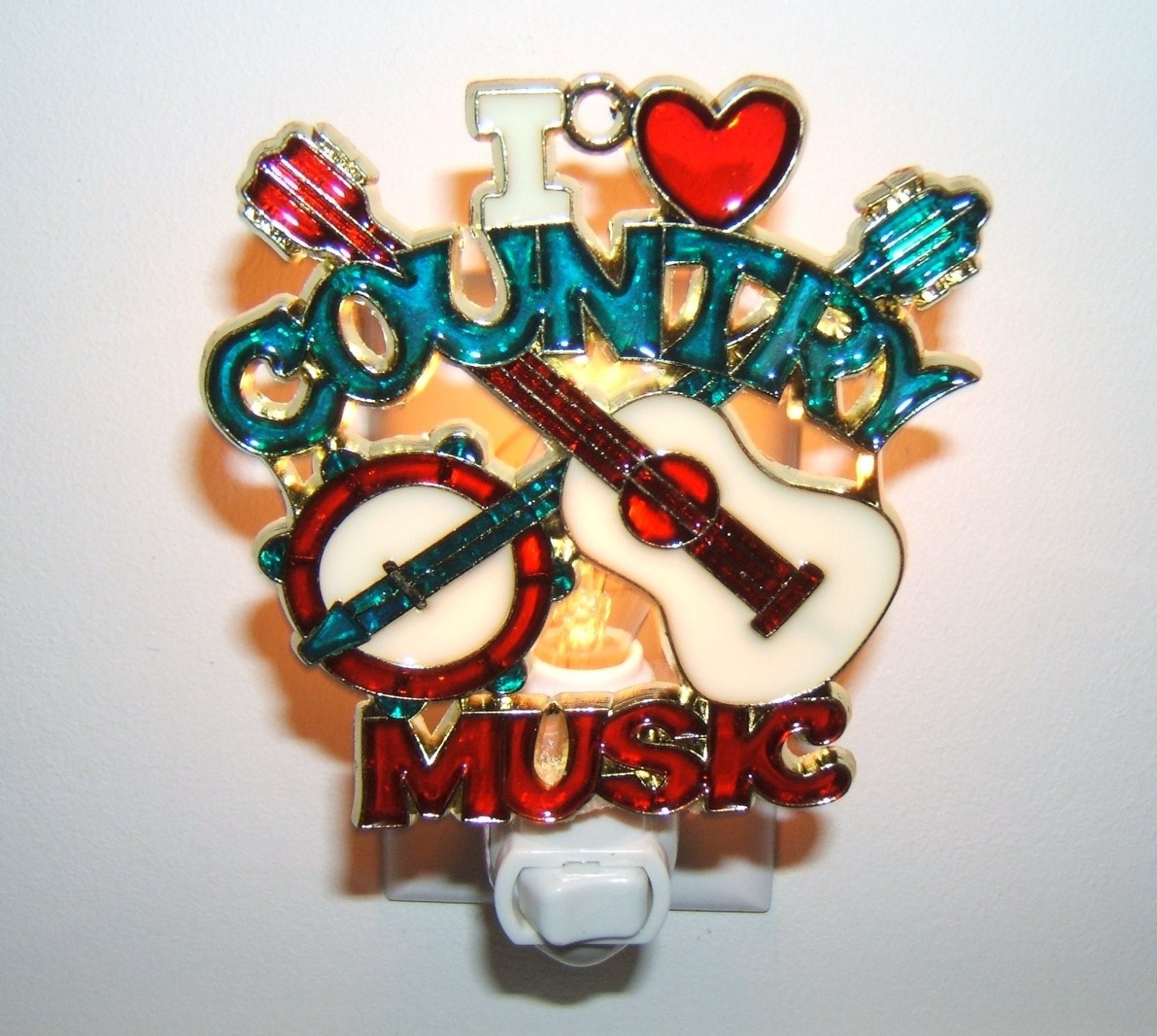 New Love Country Music Night Light Home Decor Free Ship