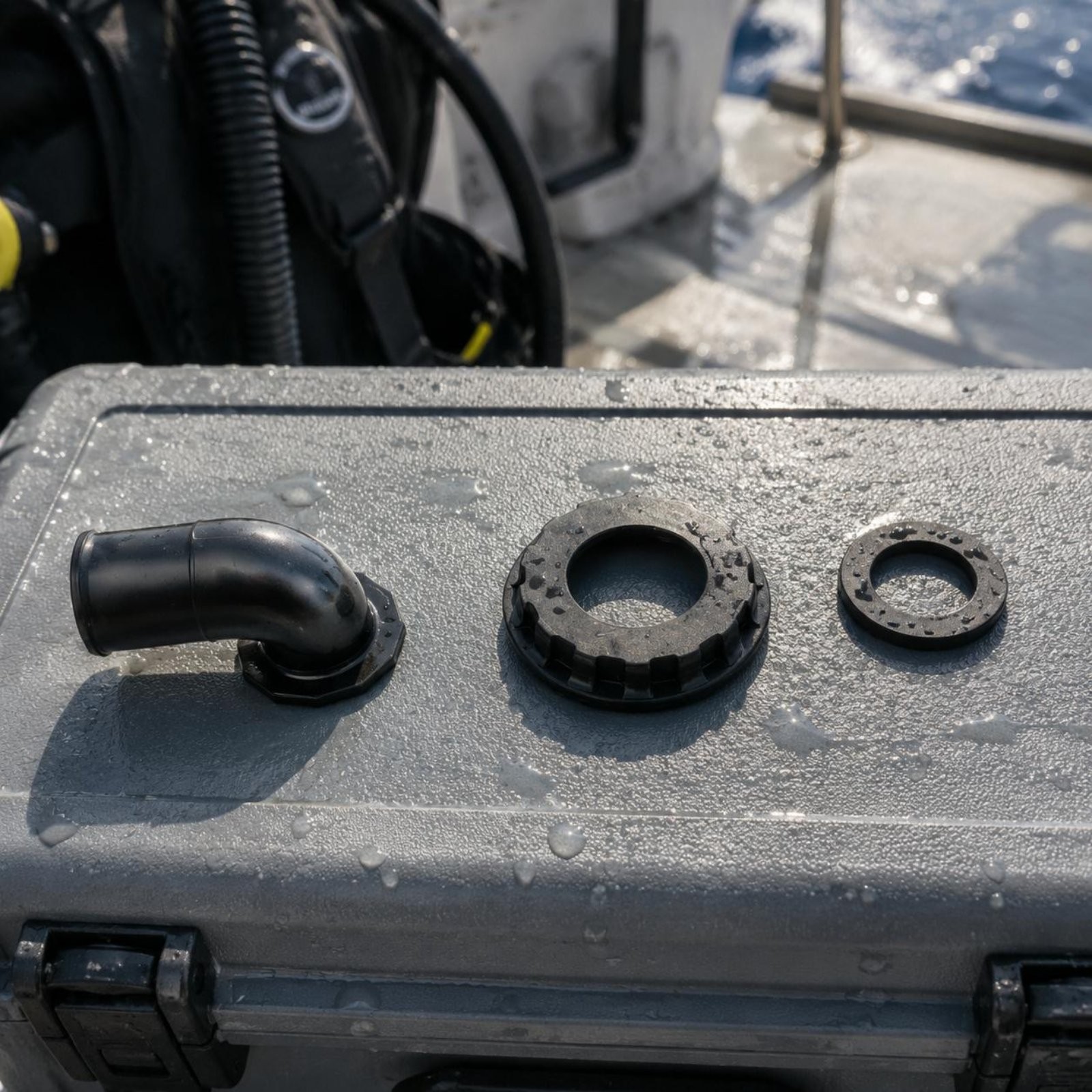 BCD Elbow Connector Long-Lasting BCD Nut Ring for Underwater Divers