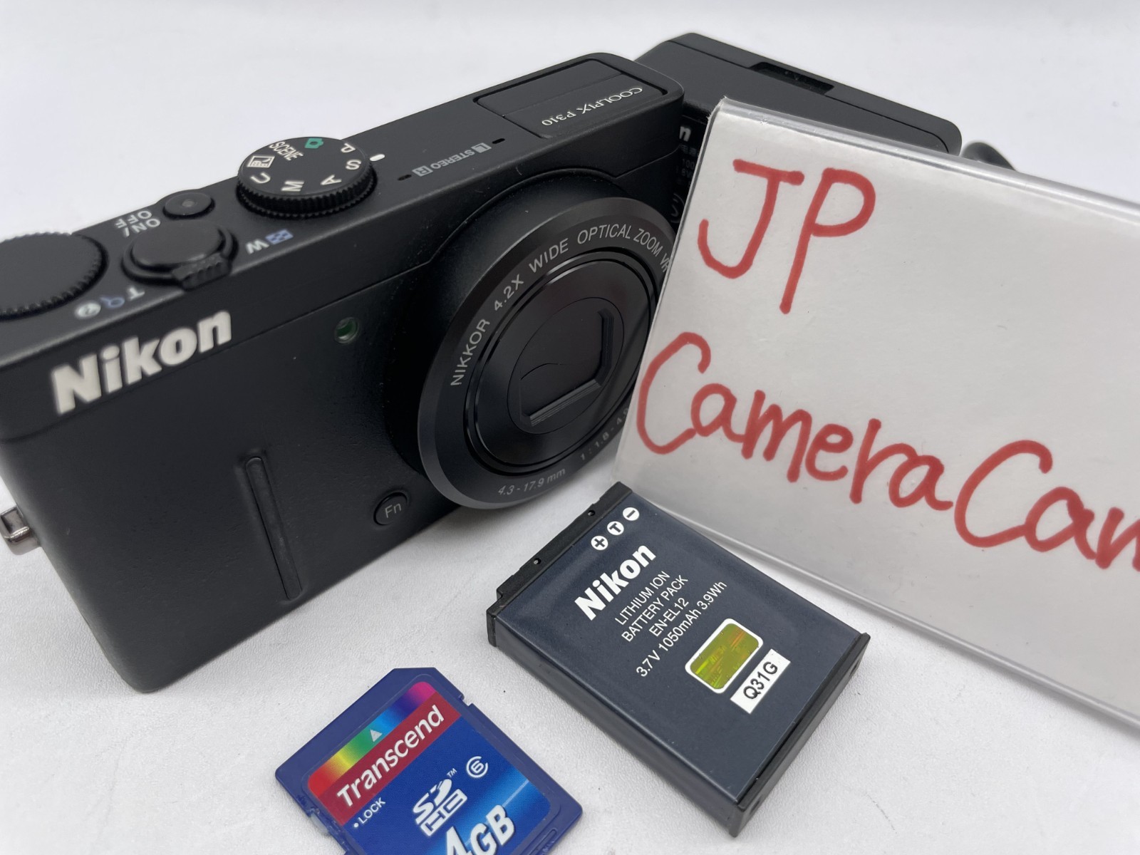 Excellent Nikon Coolpix P310 black Compact Digital Camera 16.1MP 4145