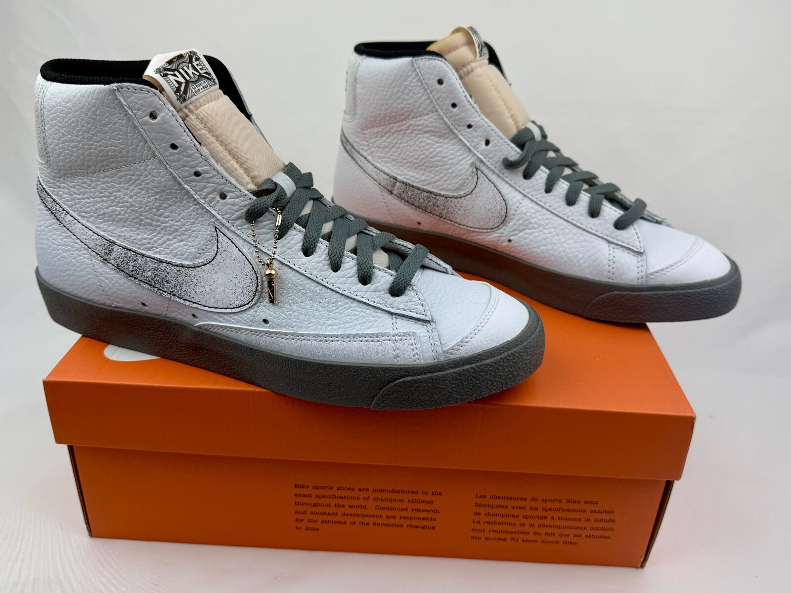 Nike Blazer Mid '77 EMB, "50 Years Of Hip Hop"  DV7194 100 Men's Size NIB
