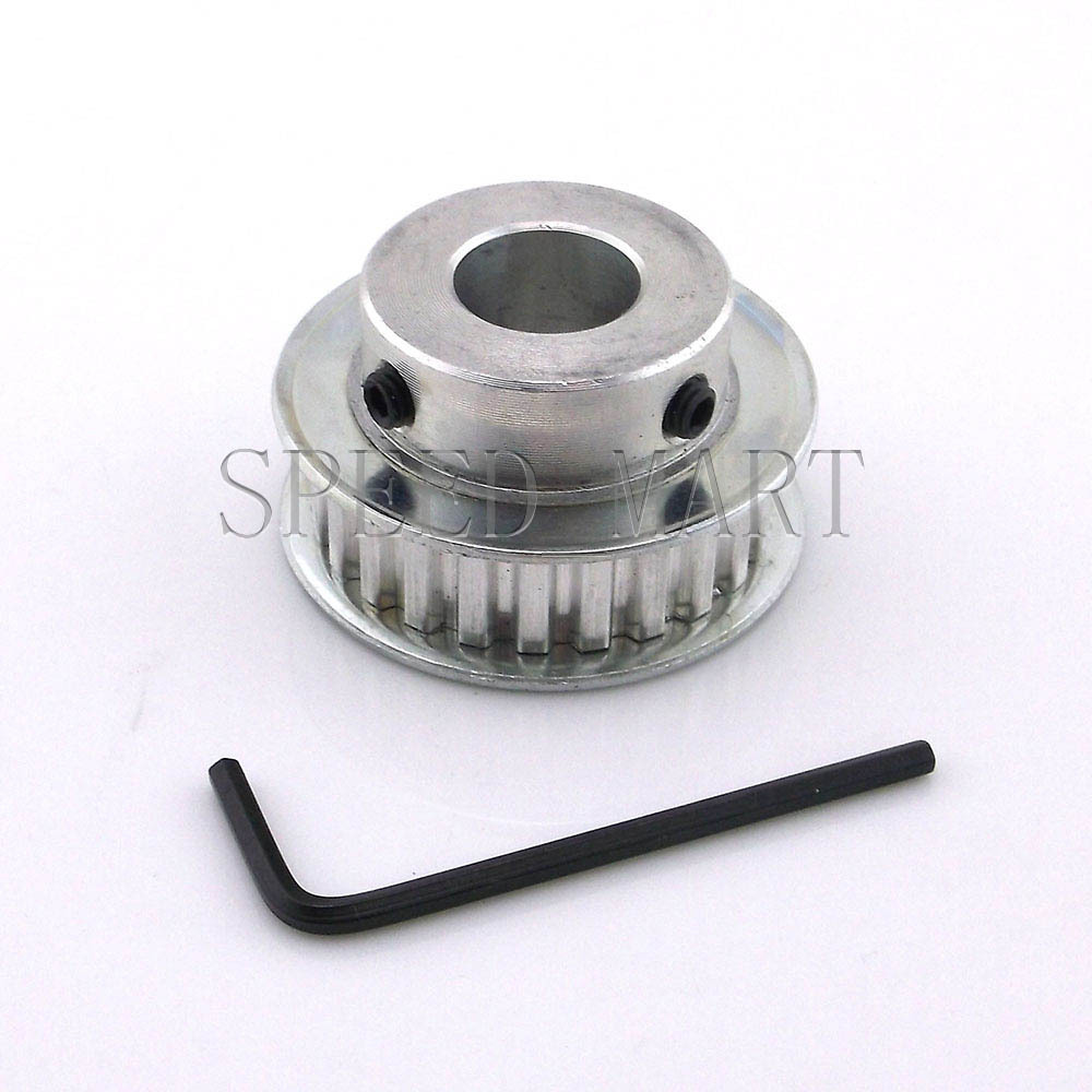 XL Type XL25T Aluminum Timing Belt Pulley 25 Teeth 15mm Bore for Stepper Motor