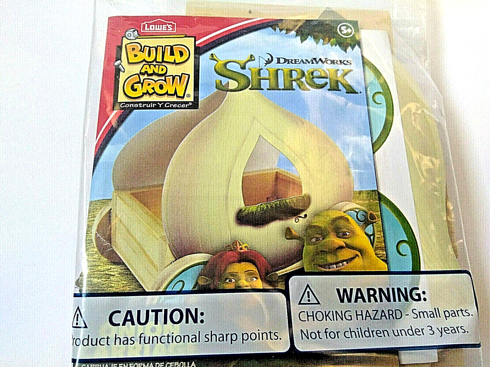 Shrek Onion Carriage Build and Grow Wood Building Kit New In Package by Lowes