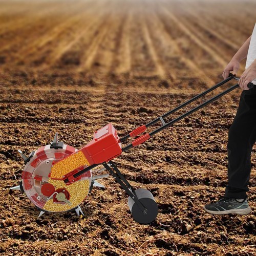 7-Nozzles Seeding Machine Seeder Manual Planter Hand-push Seeder Garden Seeder
