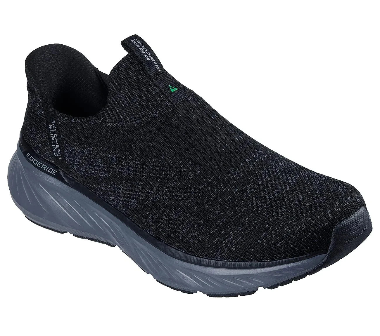 Black Charcoal Skechers Shoes Men's Slip ins on Memory Foam Hands Free 232839