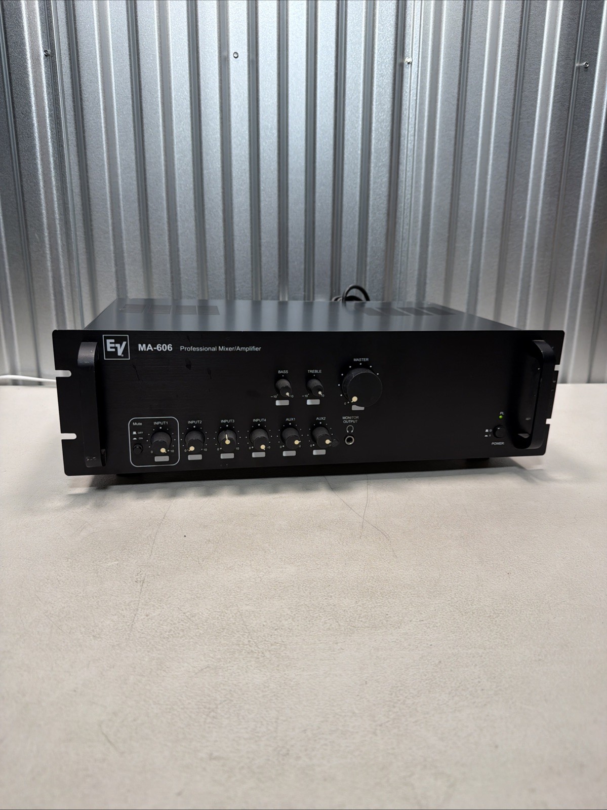 EV MA-606 Professional Rackmount Mixer/Amplifier - Works!