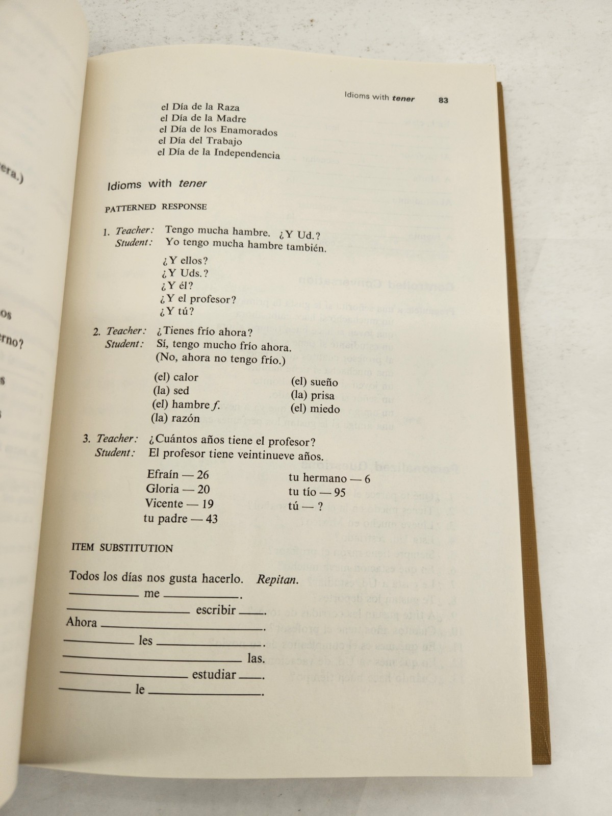 Espanol a lo vivo level one 2nd edition by Hansen and Wilkins 1970 Hardcover