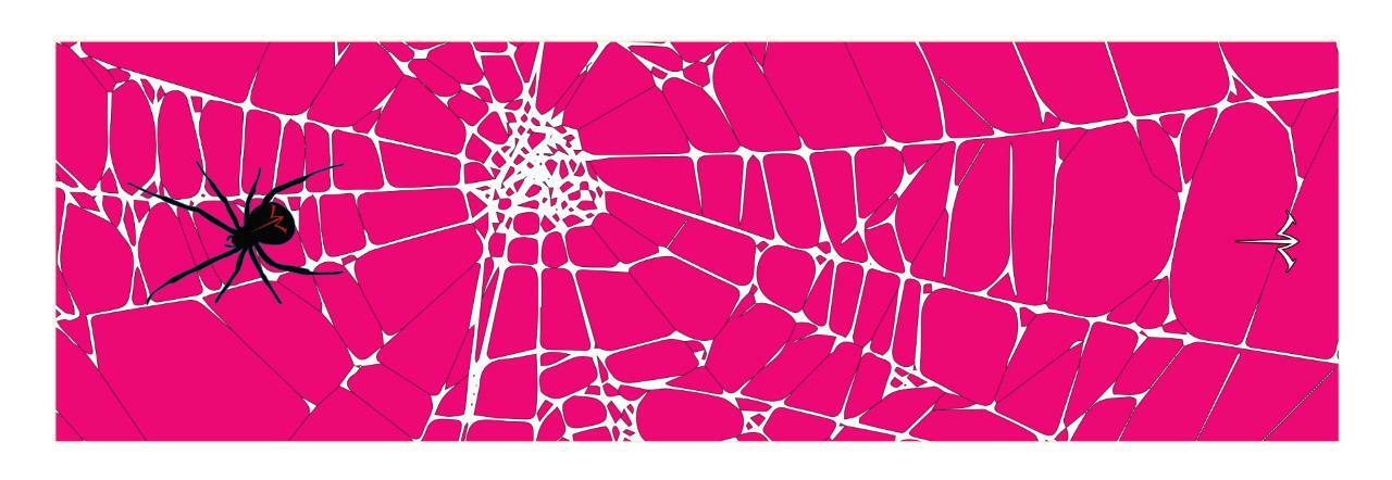 White Water Archery Black Widow Spider Web Pink Stabilizer Wrap Protection