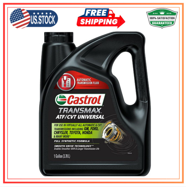 Castrol Transmax ATF/CVT Universal Automatic Transmission Fluid, 1 Gallon