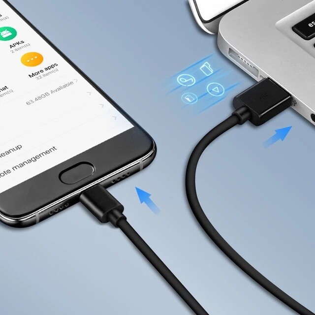 5Pack USB-C to USB-A Cable Fast Charge Type C Charging Cord Rapid Sync Charger