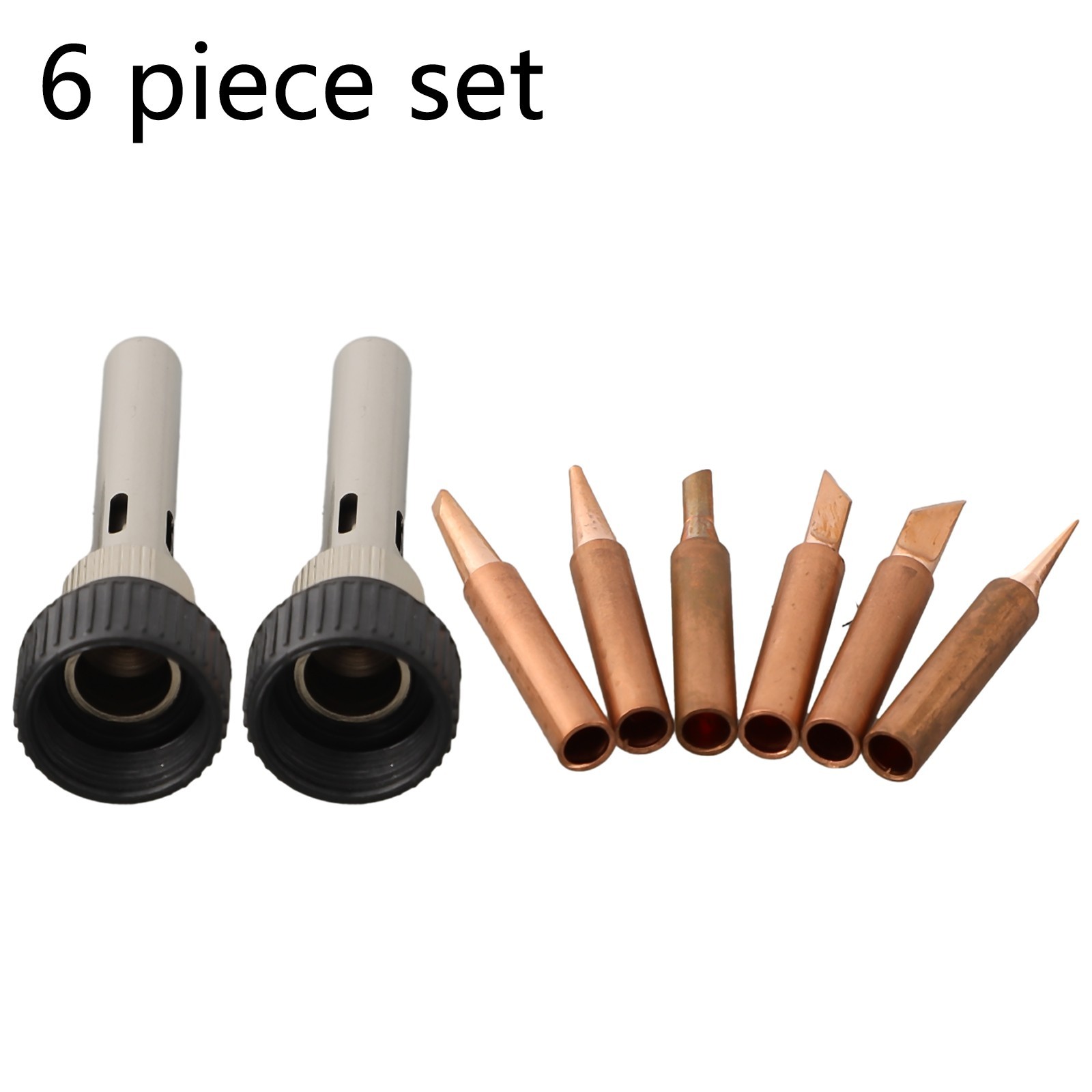 Soldering Tips Kit Suitable For 936 937 938 969 With Handle Adapter Set