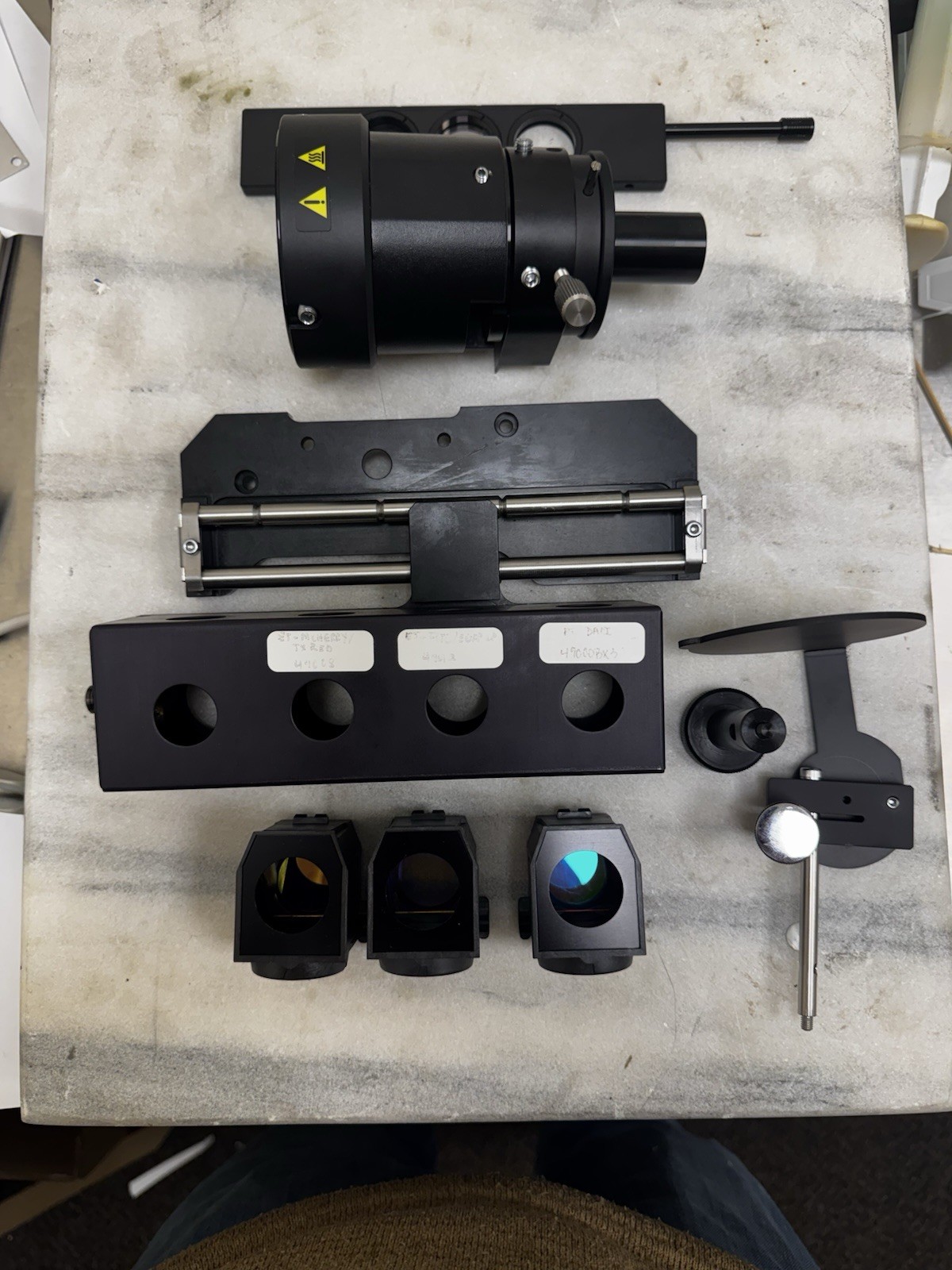 Olympus CKX53 Fluorescent Epi Arm with 3 Cubes