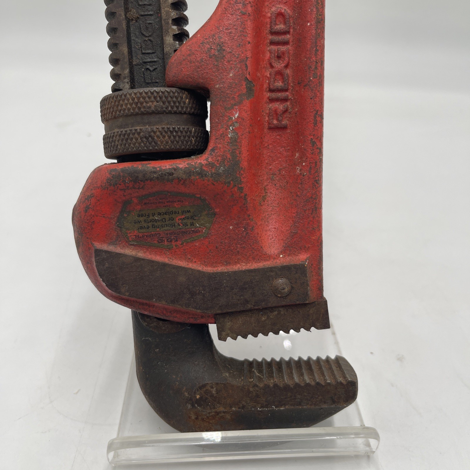 RIDGID Ridge Tool Co. Straight Pipe Wrench 18"  Heavy Duty Vintage