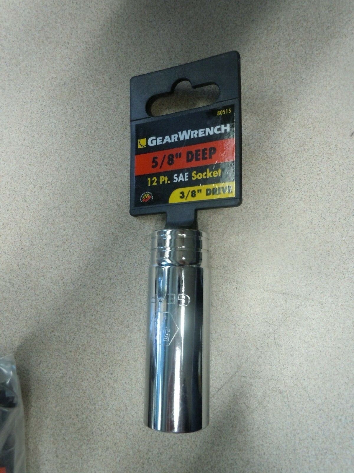 GEARWRENCH 80515 3/8" Drive 12 point Deep Socket SAE 5/8"