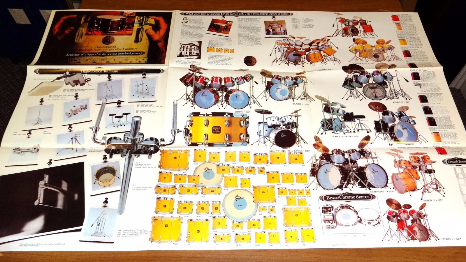Gretsch 1983 Drum Catalog with Parts Catalog